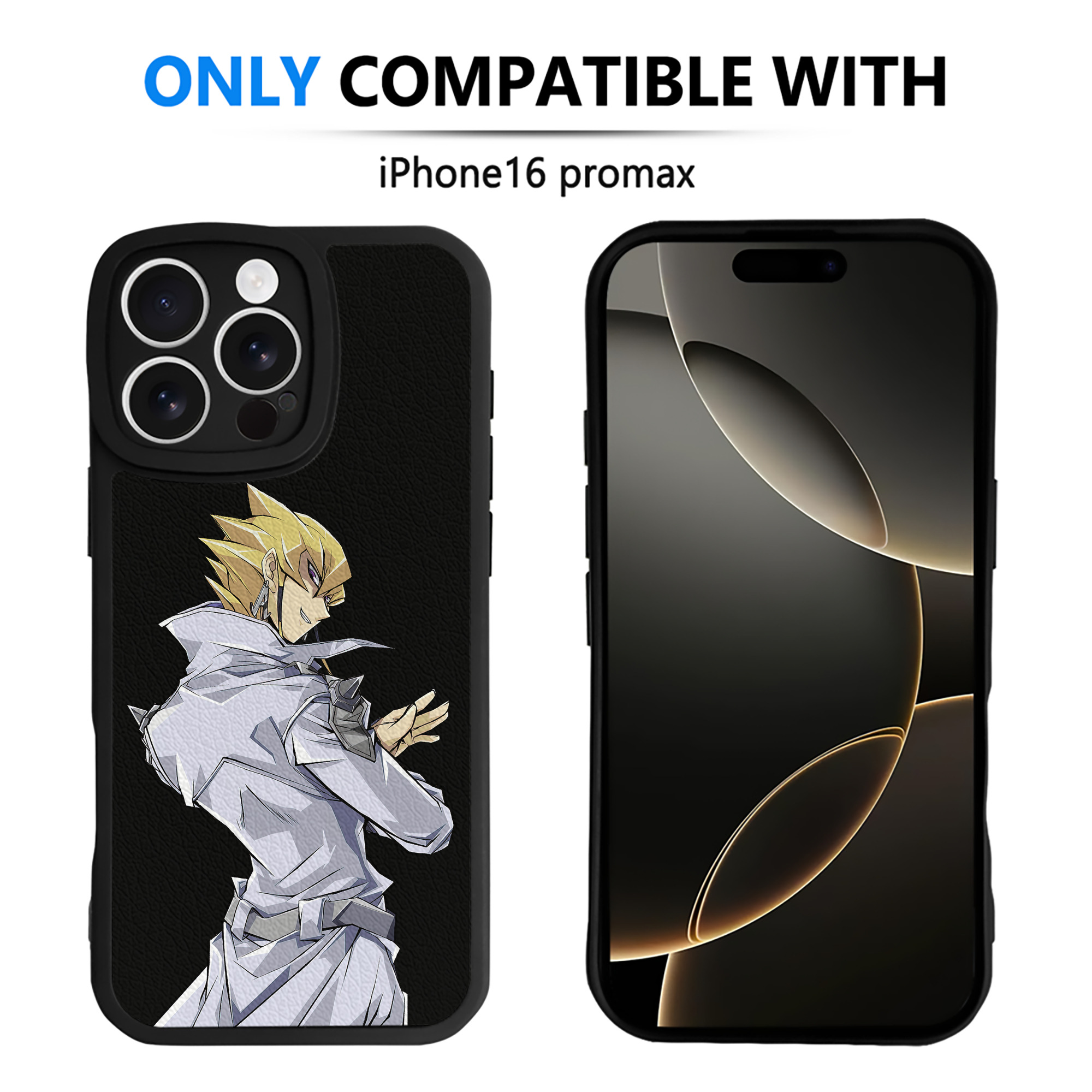 遊☆戯☆王 Yu-Gi-Oh! 【iPhone 16シリーズ対応】シリコンスマホケース（レザー調） 材質：シリコン